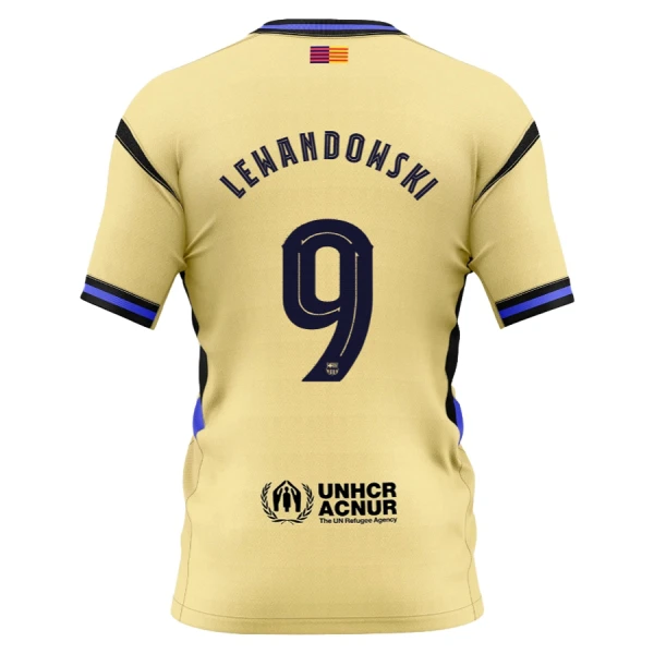 FC Barcelona x Kobe Bryant Lewandowski 9 Fotbollströja Borta 2025/26