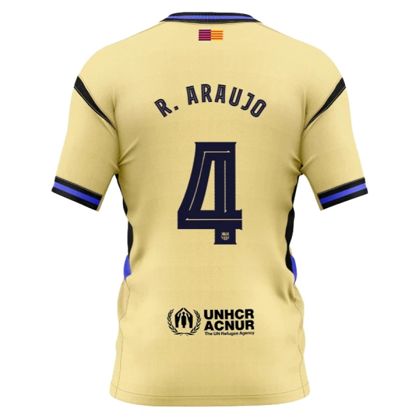 FC Barcelona x Kobe Bryant R. Araujo 4 Fotbollströja Borta 2025/26 FC Barcelona x Kobe Bryant R. Araujo 4 Fotbollströja Borta 2025/26
