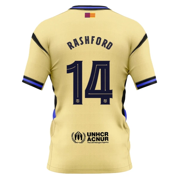 FC Barcelona x Kobe Bryant Rashford 14 Fotbollströja Borta 2025/26 FC Barcelona x Kobe Bryant Rashford 14 Fotbollströja Borta 2025/26