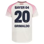 Bayer Leverkusen Alejandro Grimaldo 20 Fotbollströja Borta 2025/26