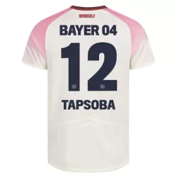 Bayer Leverkusen Edmond Tapsoba 12 Fotbollströja Borta 2025/26 Bayer Leverkusen Edmond Tapsoba 12 Fotbollströja Borta 2025/26