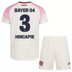 Bayer Leverkusen Piero Hincapie 3 Fotbollströja Barn Borta 2025/26 Bayer Leverkusen Piero Hincapie 3 Fotbollströja Barn Borta 2025/26
