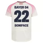 Bayer Leverkusen Victor Boniface 22 Fotbollströja Borta 2025/26