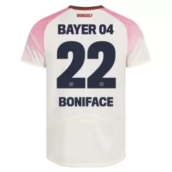 Bayer Leverkusen Victor Boniface 22 Fotbollströja Borta 2025/26 Bayer Leverkusen Victor Boniface 22 Fotbollströja Borta 2025/26