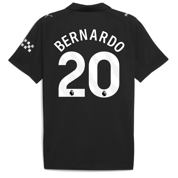 Manchester City Bernardo 20 Fotbollströja Borta 2025/26 Manchester City Bernardo 20 Fotbollströja Borta 2025/26