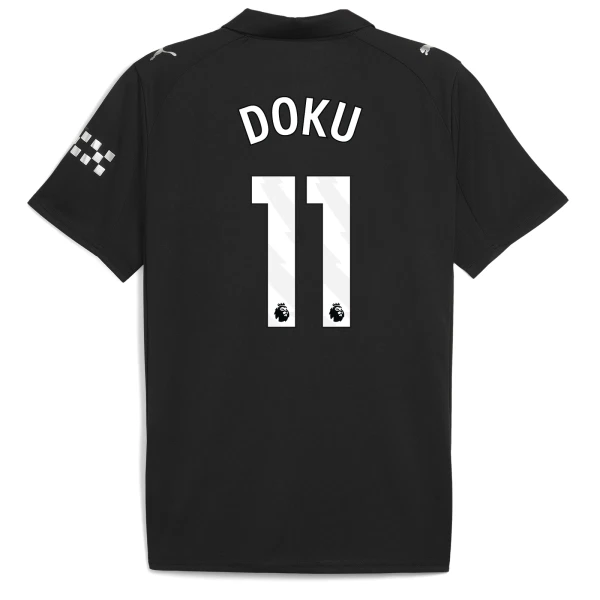 Manchester City Doku 11 Fotbollströja Borta 2025/26 Manchester City Doku 11 Fotbollströja Borta 2025/26