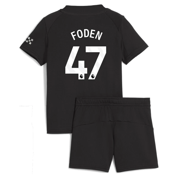 Manchester City Foden 47 Fotbollströja Barn Borta 2025/26 Manchester City Foden 47 Fotbollströja Barn Borta 2025/26