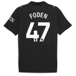 Manchester City Foden 47 Fotbollströja Borta 2025/26 Manchester City Foden 47 Fotbollströja Borta 2025/26