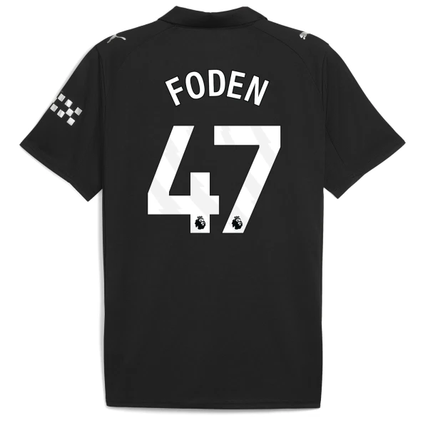 Manchester City Foden 47 Fotbollströja Borta 2025/26 Manchester City Foden 47 Fotbollströja Borta 2025/26