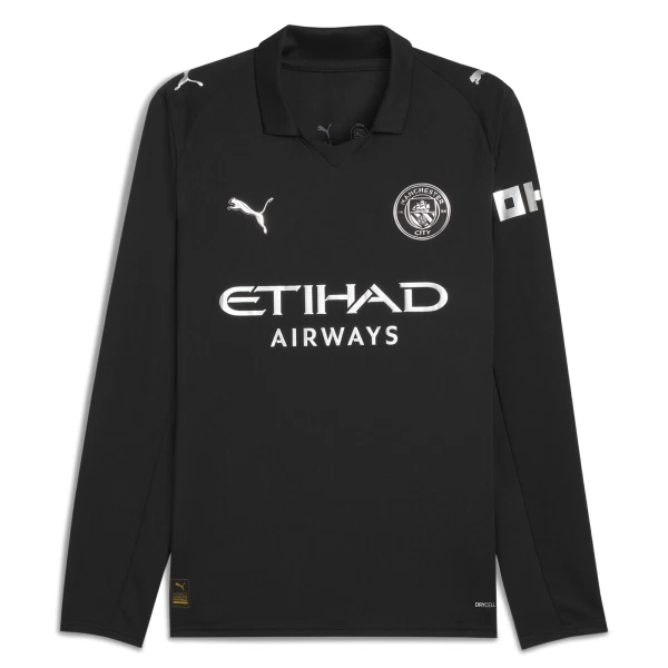 Manchester City Fotbollströja Borta 2025/26 Långärmad