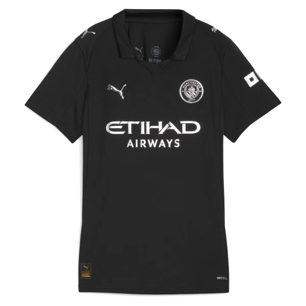 Manchester City Fotbollströja Dam Borta 2025/26 Manchester City Fotbollströja Dam Borta 2025/26