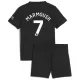 Manchester City Marmoush 7 Fotbollströja Barn Borta 2025/26 Manchester City Marmoush 7 Fotbollströja Barn Borta 2025/26