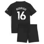 Manchester City Rodrigo 16 Fotbollströja Barn Borta 2025/26