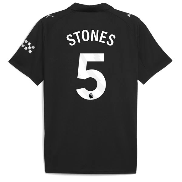 Manchester City Stones 5 Fotbollströja Borta 2025/26 Manchester City Stones 5 Fotbollströja Borta 2025/26