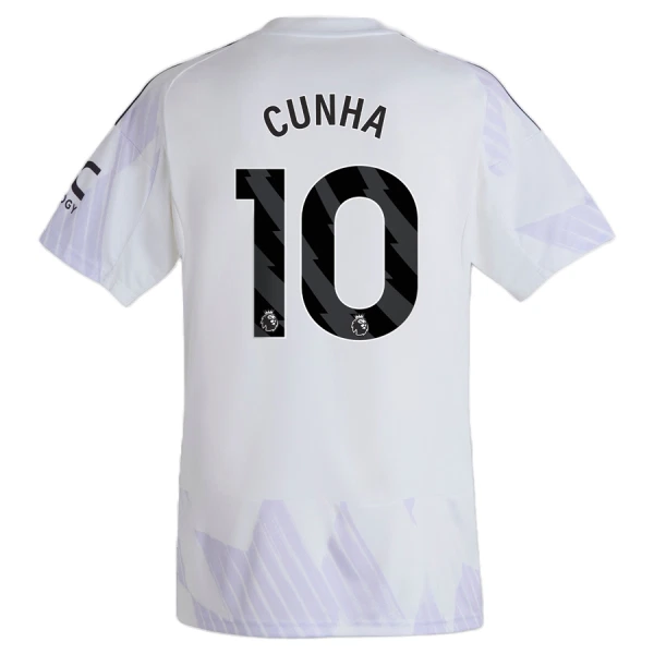 Manchester United Cunha 10 Fotbollströja Borta 2025/26 Manchester United Cunha 10 Fotbollströja Borta 2025/26