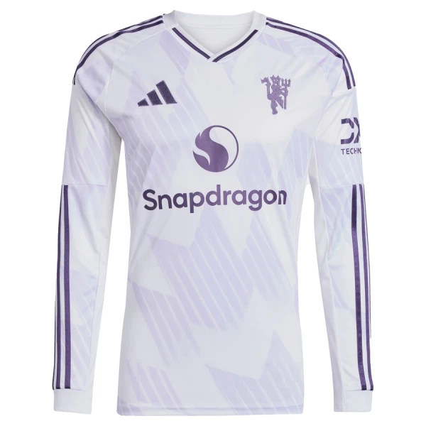 Manchester United Fotbollströja Borta 2025/26 Långärmad Manchester United Fotbollströja Borta 2025/26 Långärmad