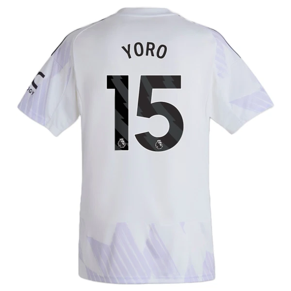 Manchester United Yoro 15 Fotbollströja Borta 2025/26