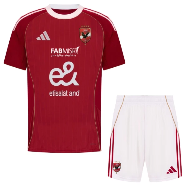 Al Ahly Fotbollströja Barn Hemma 2025/26 Al Ahly Fotbollströja Barn Hemma 2025/26