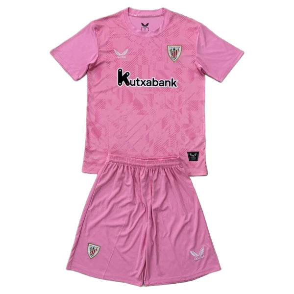 Athletic Bilbao Målvakt Fotbollströja Barn 2025/26 Rosa Athletic Bilbao Målvakt Fotbollströja Barn 2025/26 Rosa