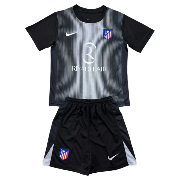 Atlético Madrid Målvakt Fotbollströja Barn 2025/26 Svart Atlético Madrid Målvakt Fotbollströja Barn 2025/26 Svart