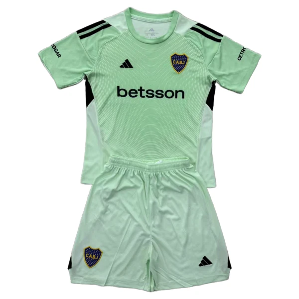 Boca Juniors Målvakt Fotbollströja Barn 2025/26 Grön Boca Juniors Målvakt Fotbollströja Barn 2025/26 Grön