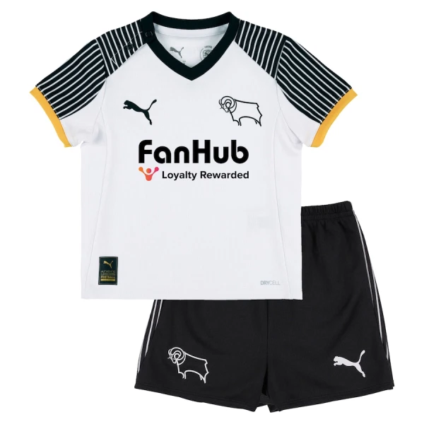 Derby County Fotbollströja Barn Hemma 2025/26 Derby County Fotbollströja Barn Hemma 2025/26