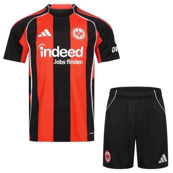 Eintracht Frankfurt Fotbollströja Barn Hemma 2025/26 Eintracht Frankfurt Fotbollströja Barn Hemma 2025/26