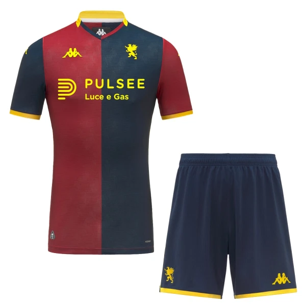 Genoa Fotbollströja Barn Hemma 2025/26 Genoa Fotbollströja Barn Hemma 2025/26