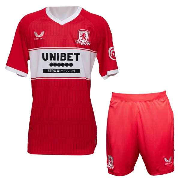 Middlesbrough Fotbollströja Barn Hemma 2025/26 Middlesbrough Fotbollströja Barn Hemma 2025/26