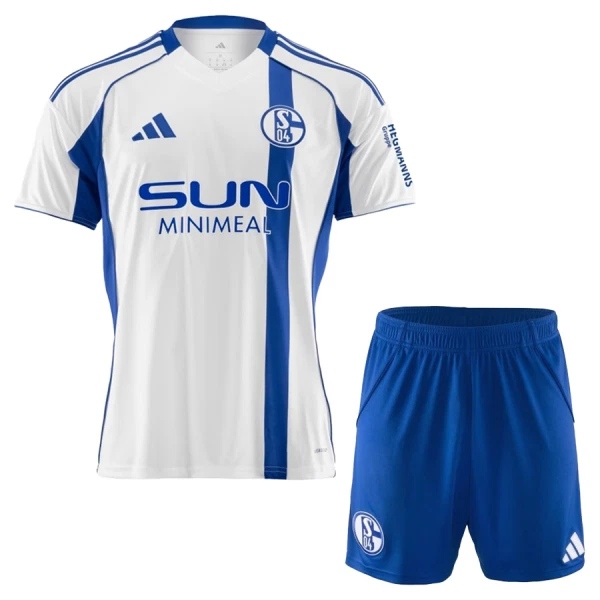 Schalke 04 Fotbollströja Barn Borta 2025/26