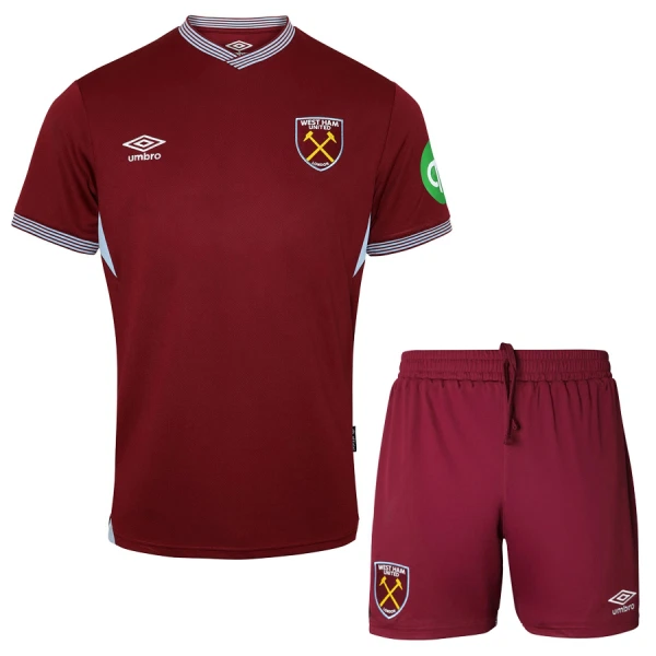 West Ham United Fotbollströja Barn Hemma 2025/26 West Ham United Fotbollströja Barn Hemma 2025/26