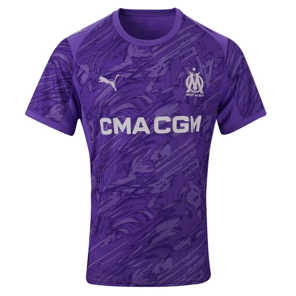 Olympique Marseille Målvakt Fotbollströja 2025/26 Lila Olympique Marseille Målvakt Fotbollströja 2025/26 Lila