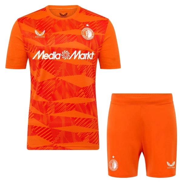 Feyenoord Rotterdam Målvakt Fotbollströja Barn 2025/26 Orange Feyenoord Rotterdam Målvakt Fotbollströja Barn 2025/26 Orange