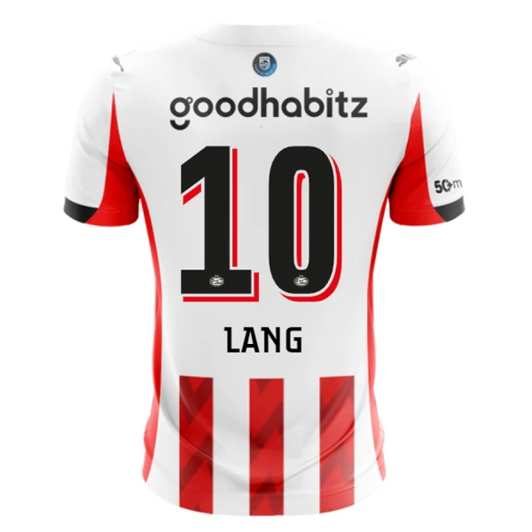 PSV Eindhoven Lang 10 Fotbollströja Hemma 2025/26 PSV Eindhoven Lang 10 Fotbollströja Hemma 2025/26