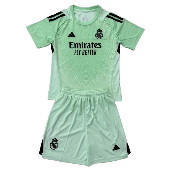 Real Madrid Målvakt Fotbollströja Barn 2025/26 Grön Real Madrid Målvakt Fotbollströja Barn 2025/26 Grön