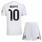 Real Madrid Mbappé 10 Fotbollströja Barn Hemma 2025/26