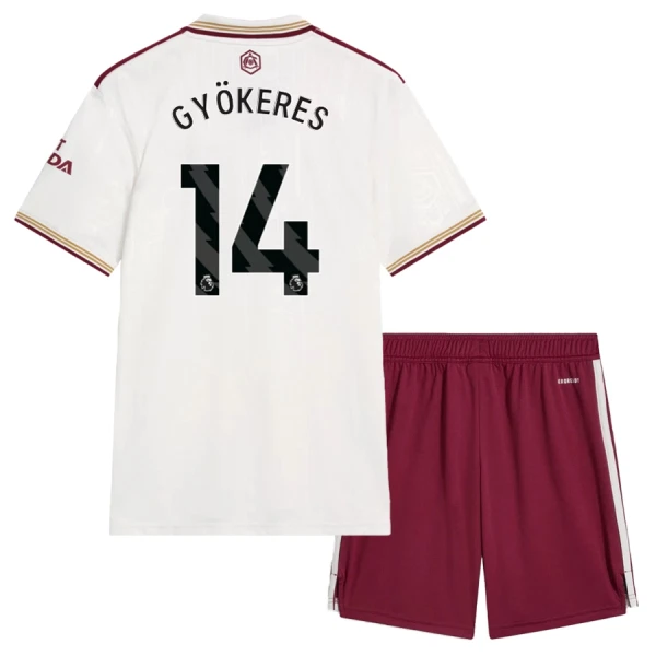 Arsenal Gyokeres 14 Fotbollströja Barn Tredje 2025/26 Arsenal Gyokeres 14 Fotbollströja Barn Tredje 2025/26
