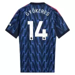 Arsenal Gyokeres 14 Fotbollströja Borta 2025/26