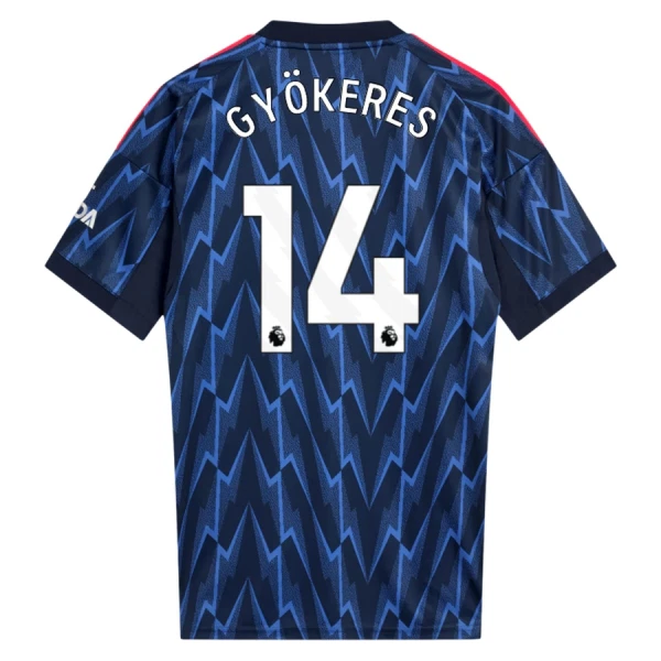 Arsenal Gyokeres 14 Fotbollströja Borta 2025/26 Arsenal Gyokeres 14 Fotbollströja Borta 2025/26
