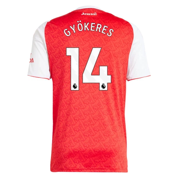 Arsenal Gyokeres 14 Fotbollströja Hemma 2025/26 Arsenal Gyokeres 14 Fotbollströja Hemma 2025/26