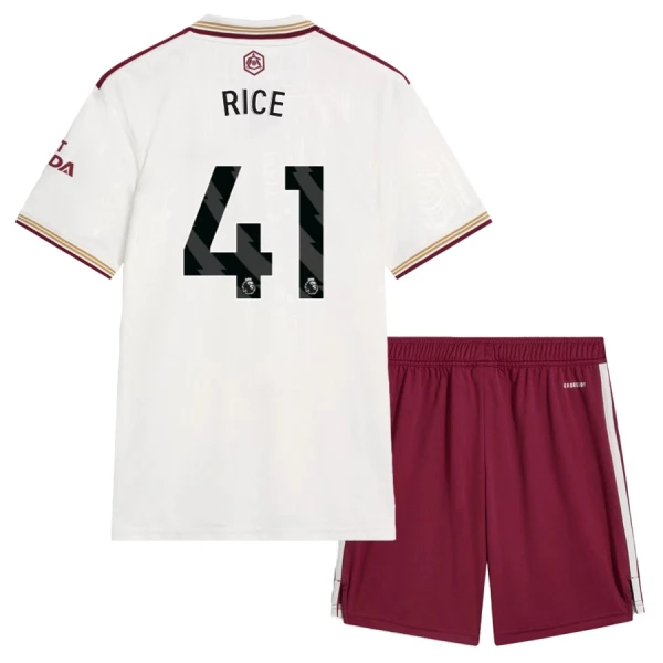 Arsenal Rice 41 Fotbollströja Barn Tredje 2025/26 Arsenal Rice 41 Fotbollströja Barn Tredje 2025/26