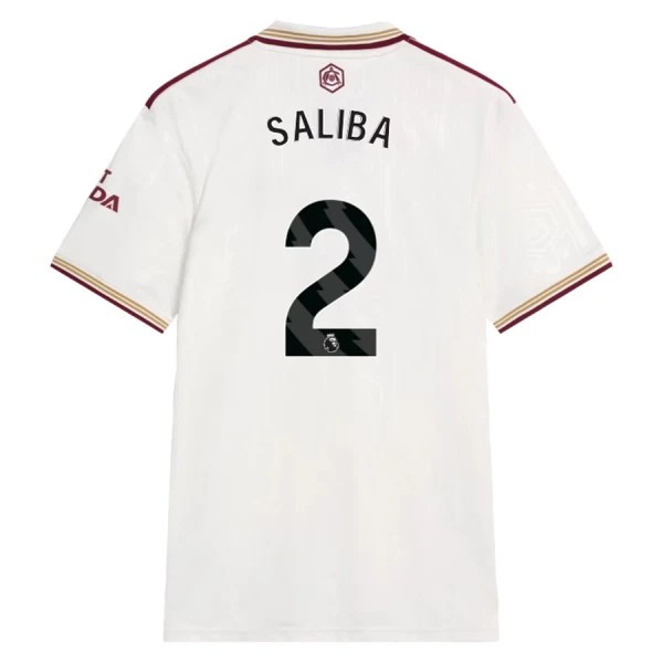 Arsenal Saliba 2 Fotbollströja Tredje 2025/26 Arsenal Saliba 2 Fotbollströja Tredje 2025/26