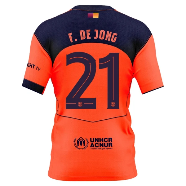FC Barcelona Frenkie de Jong 21 Fotbollströja Tredje 2025/26 FC Barcelona Frenkie de Jong 21 Fotbollströja Tredje 2025/26