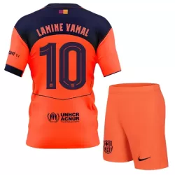 FC Barcelona Lamine Yamal 10 Fotbollströja Barn Tredje 2025/26