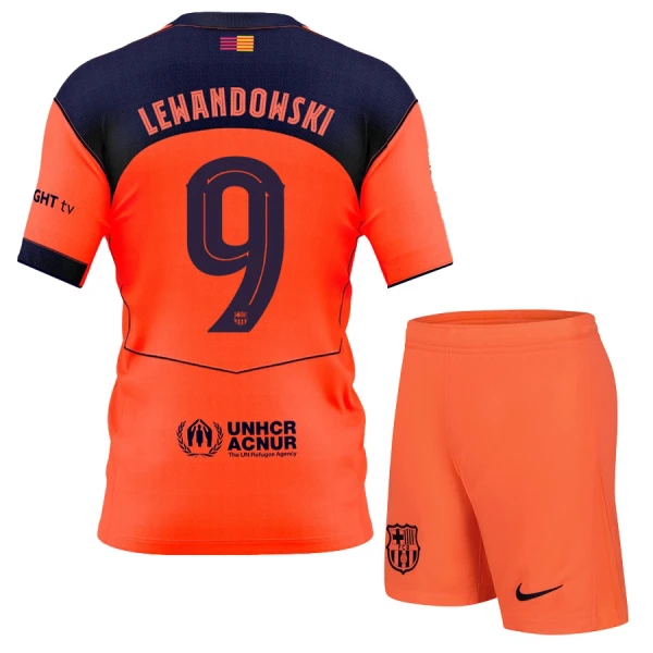 FC Barcelona Lewandowski 9 Fotbollströja Barn Tredje 2025/26 FC Barcelona Lewandowski 9 Fotbollströja Barn Tredje 2025/26