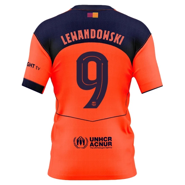 FC Barcelona Lewandowski 9 Fotbollströja Tredje 2025/26 FC Barcelona Lewandowski 9 Fotbollströja Tredje 2025/26