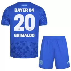 Bayer Leverkusen Alejandro Grimaldo 20 Fotbollströja Barn Tredje 2025/26 Bayer Leverkusen Alejandro Grimaldo 20 Fotbollströja Barn Tredje 2025/26