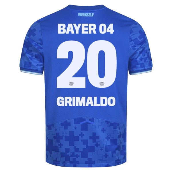 Bayer Leverkusen Alejandro Grimaldo 20 Fotbollströja Tredje 2025/26 Bayer Leverkusen Alejandro Grimaldo 20 Fotbollströja Tredje 2025/26