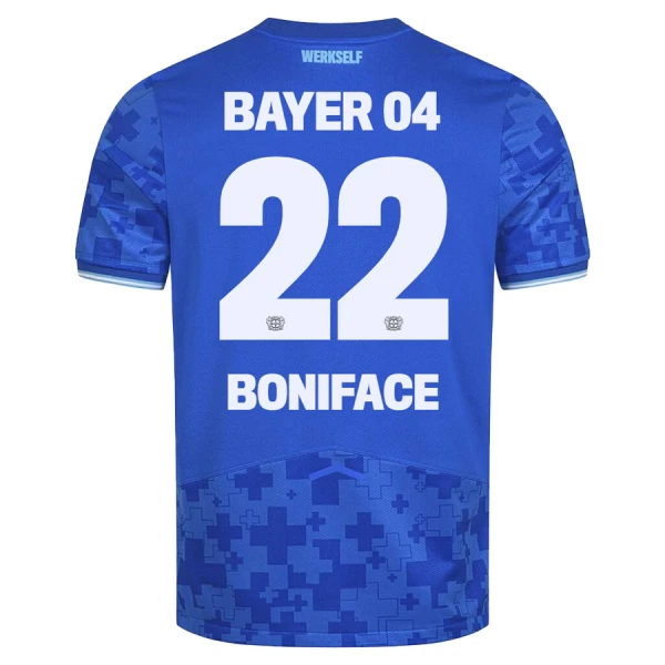 Bayer Leverkusen Victor Boniface 22 Fotbollströja Tredje 2025/26 Bayer Leverkusen Victor Boniface 22 Fotbollströja Tredje 2025/26