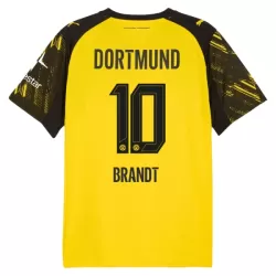 Borussia Dortmund Brandt 10 Fotbollströja Hemma 2025/26 Borussia Dortmund Brandt 10 Fotbollströja Hemma 2025/26